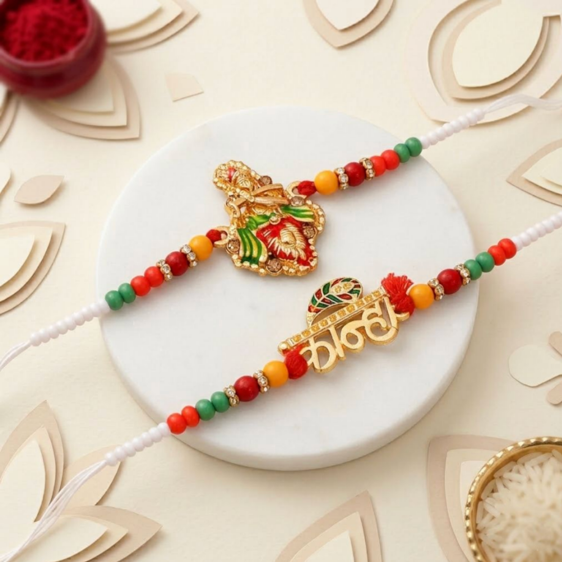 Designer Pair Rakhi 1032