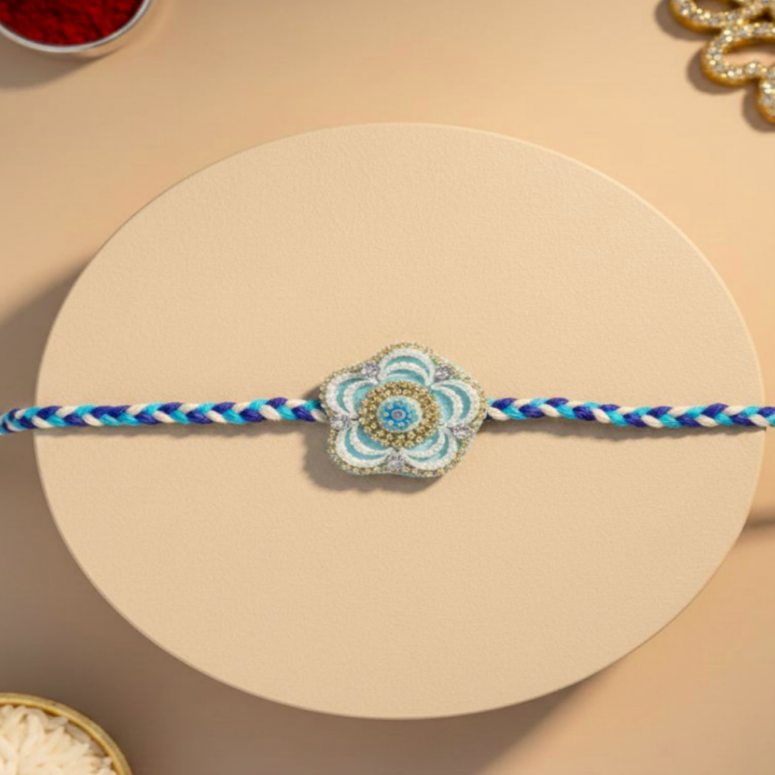 Designer Rakhi 1011 Flower