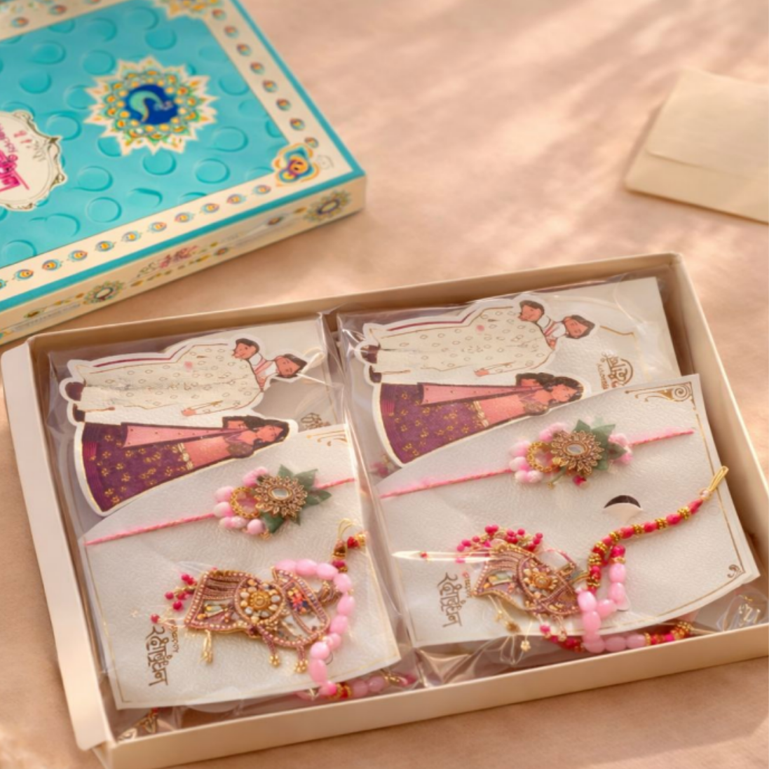 Couple Designer Rakhi 1020