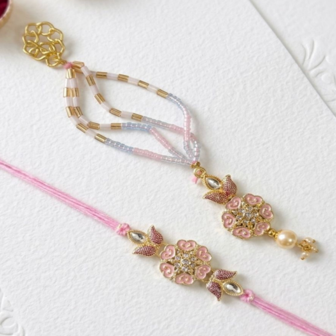 Couple Designer Rakhi 1023