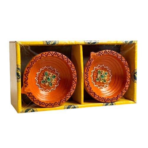 Big Coloured Diya 1 - 2pcs