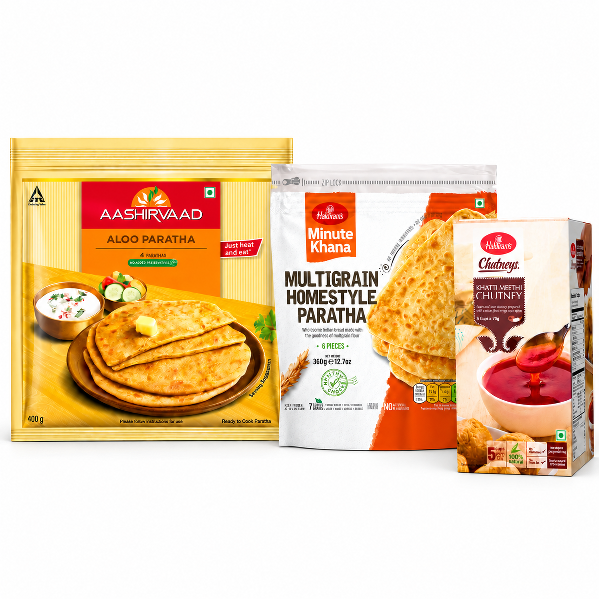 Paratha and Chutney Freezer Pack