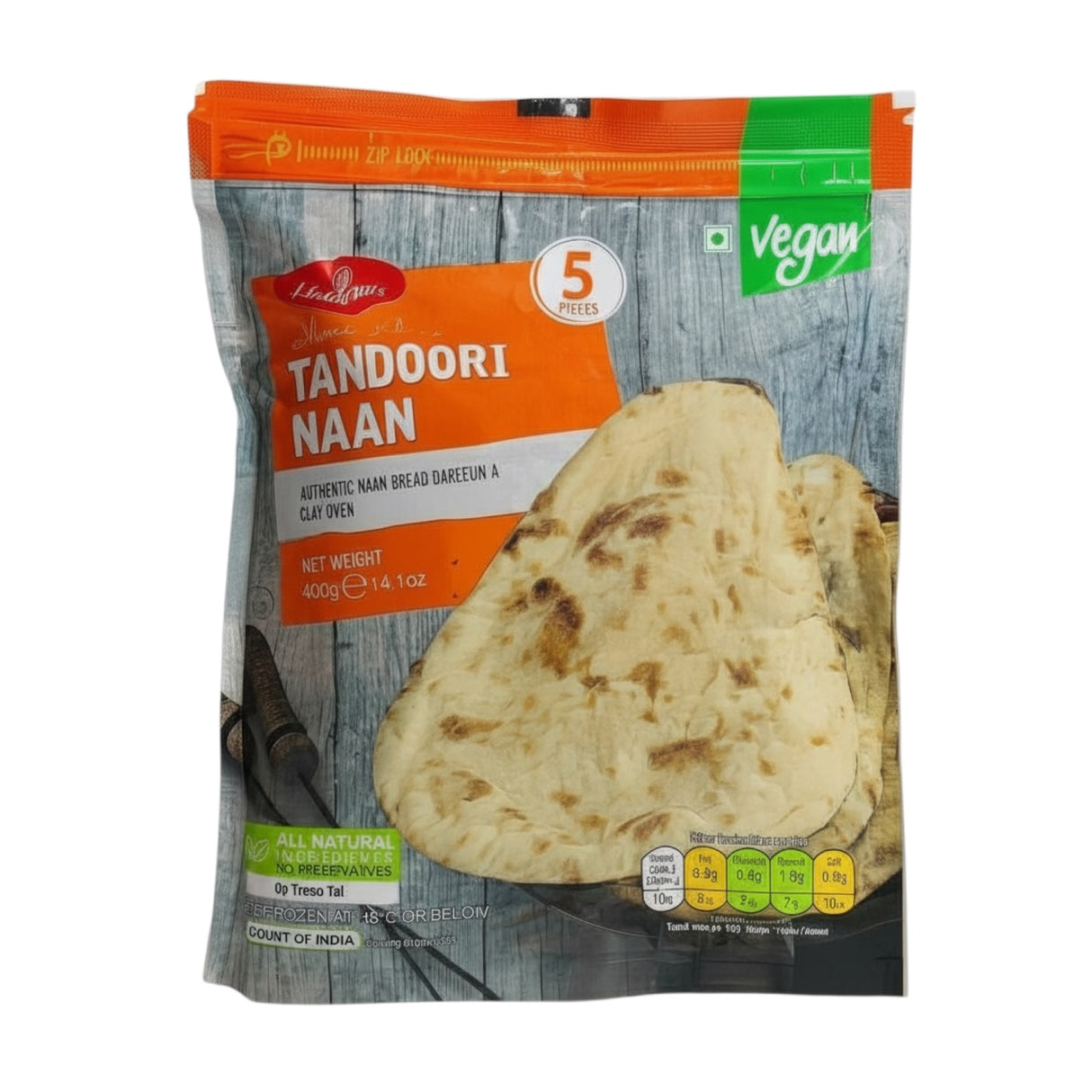 Haldirams Frozen Tandoori Naan