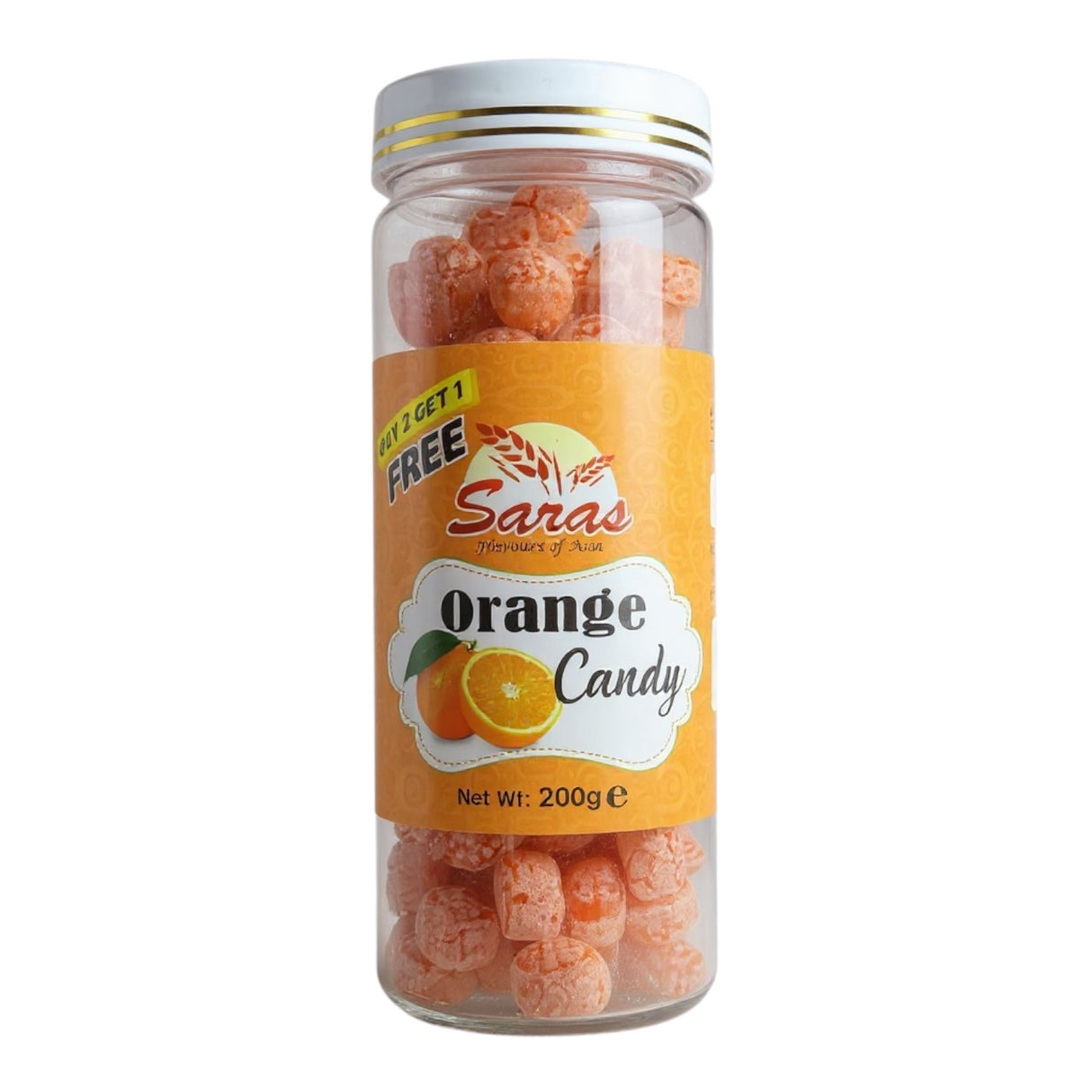 Saras Orange Candy