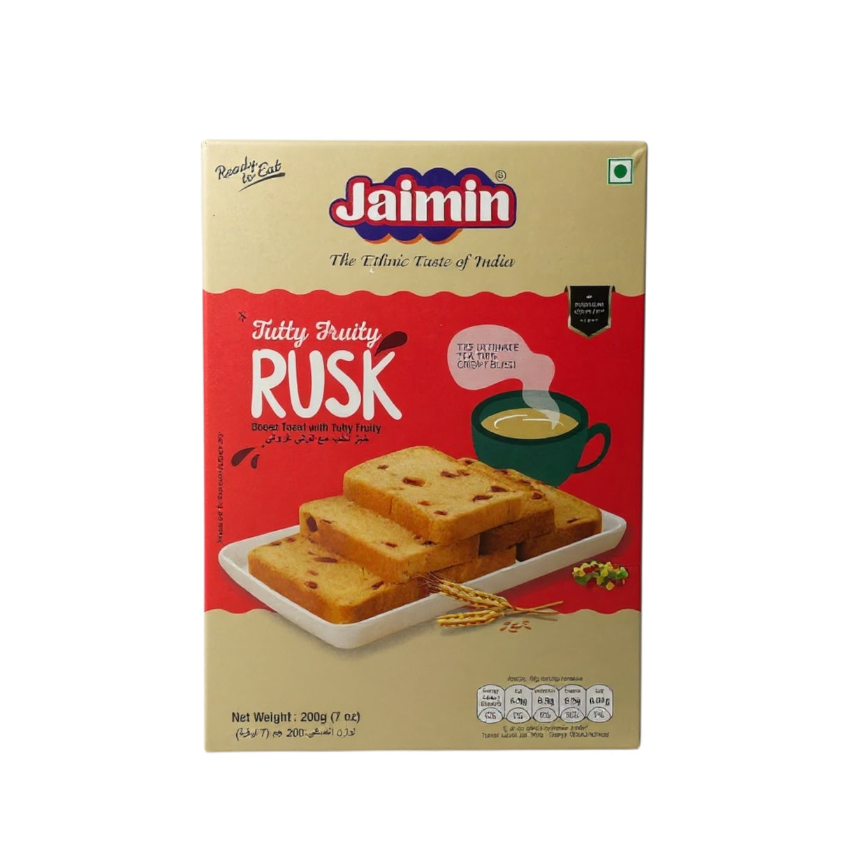 Jaimin Tuti Fruti Rusk