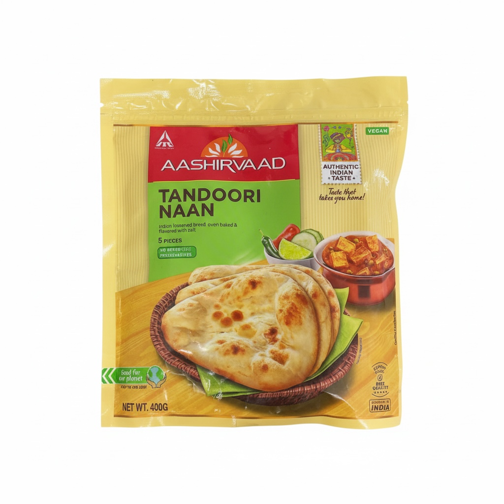 Aashirvaad Tandoori Naan 400g
