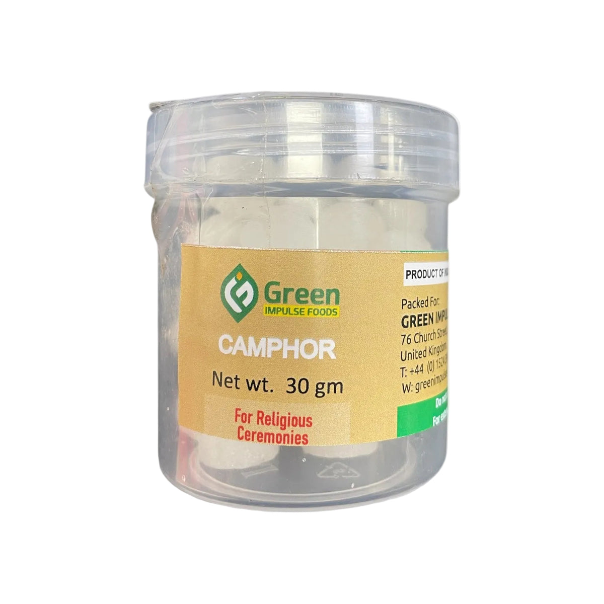 Green Impulse foods Camphor