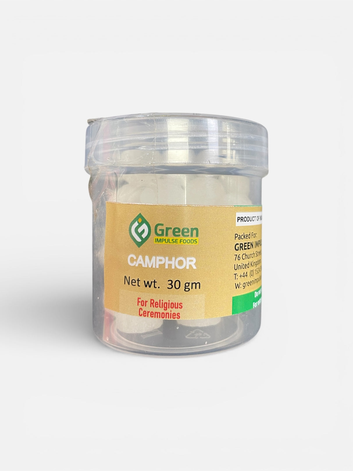Green Impulse foods Camphor