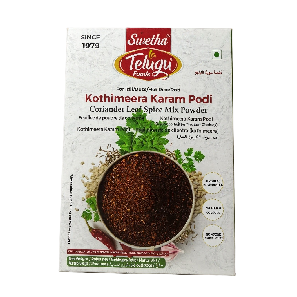 Telugu Kothimeera Karam podi