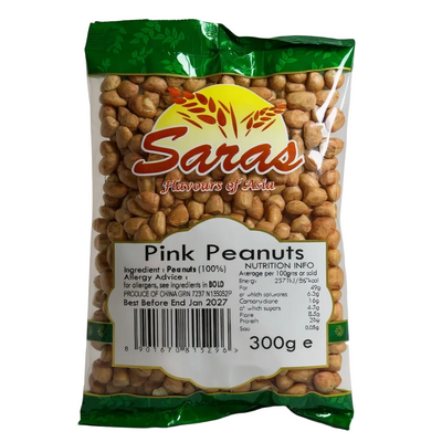 Saras Pink Peanuts 300g