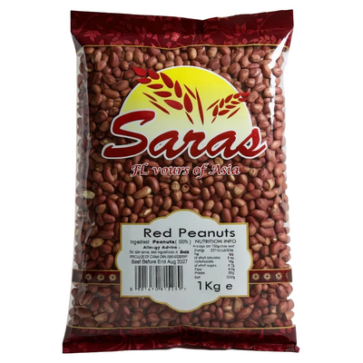 Saras Red Peanuts 1kg