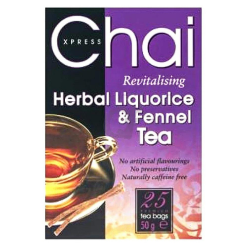 Chai Xpress Liquorice & Fennel Tea Bags