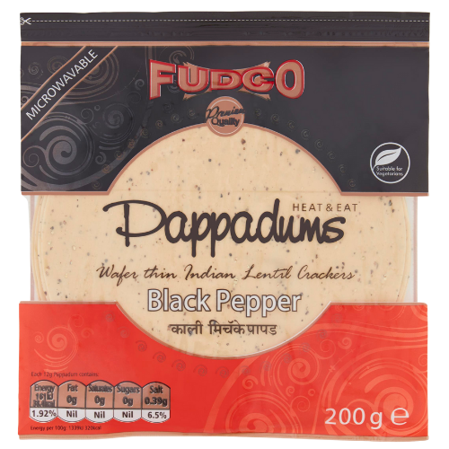 Fudco Black Pepper Papad