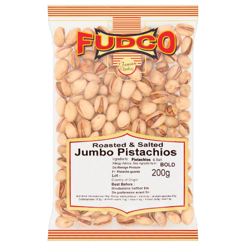 Fudco Jumbo Roasted And Salted Pistachio 200g