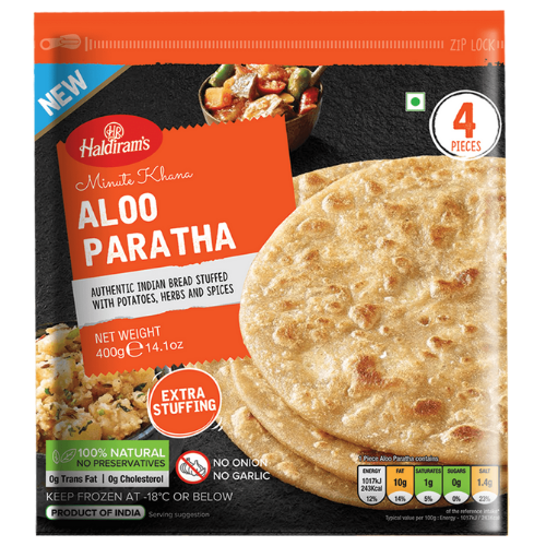 Haldirams Frozen Aloo Paratha Value Pack