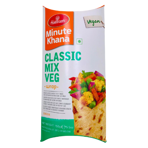 Haldirams Frozen Classic Mix Veg Wrap