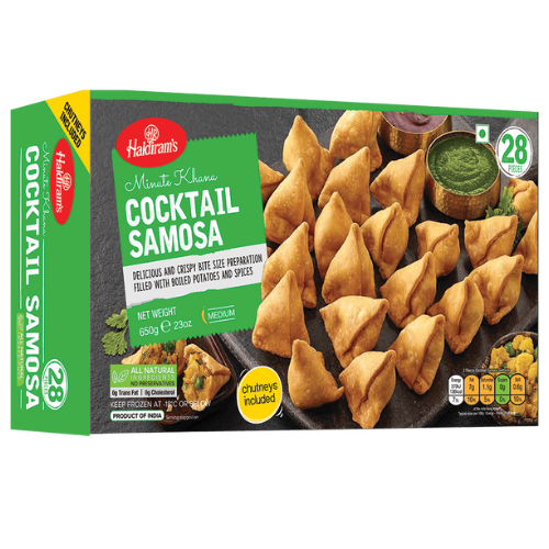 Haldirams Frozen Cocktail Samosas Value Pack