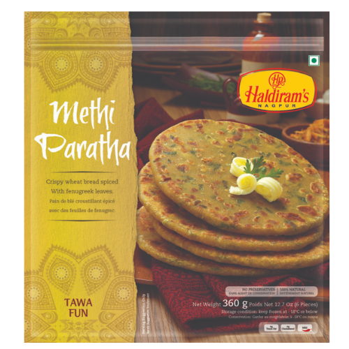 Haldirams Frozen Methi Paratha