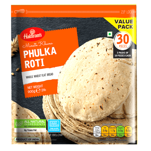 Haldirams Frozen Phulka Roti Value Pack