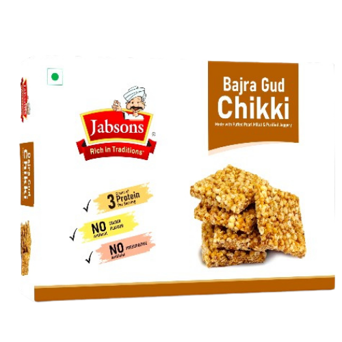 Jabsons Bajra Gud Chikki 125g