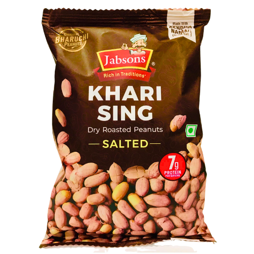 Jabsons Bharuch Roasted Salted Peanuts 200g