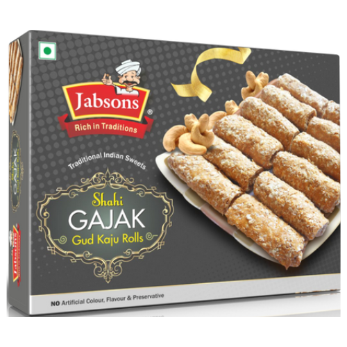 Jabsons Shahi Kaju Rolls Gajak