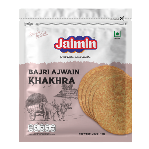 Jaimin Bajri Ajwain Khakhra