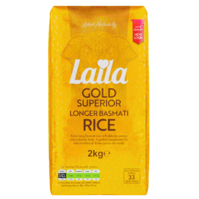 Laila Gold Superior Long Basmati Rice