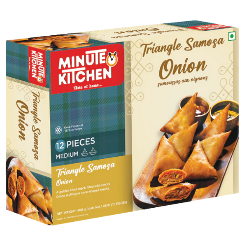 Minute Kitchen Frozen Triangle Samosa (Onion)