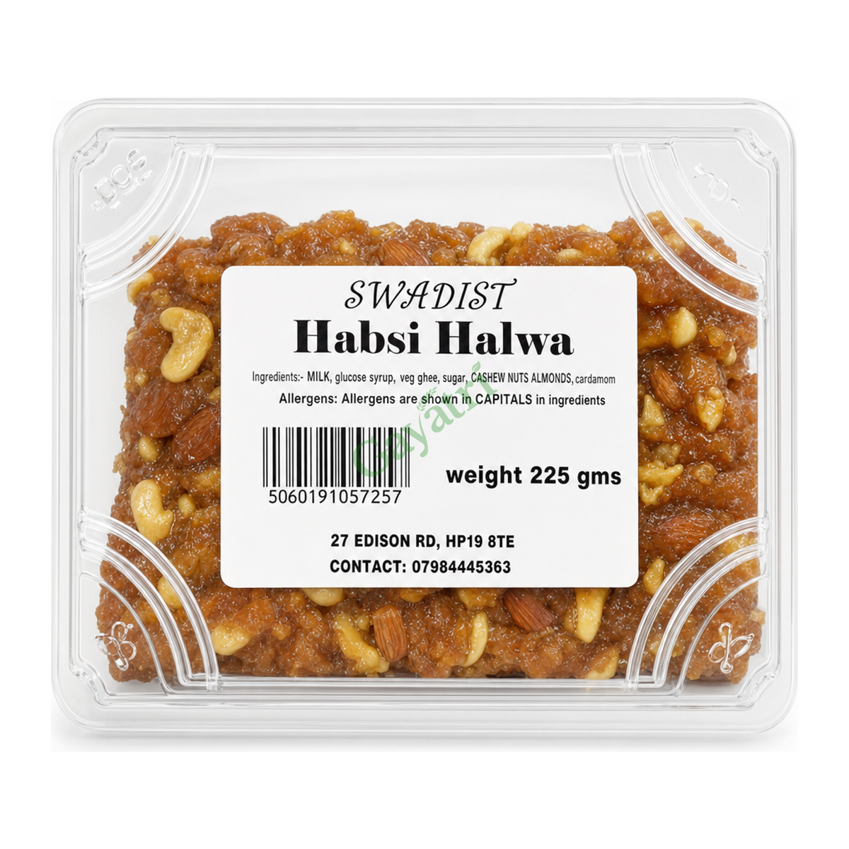 Habsi Halwa by Swadist — front view showing product label and branding, studio product photo on white background