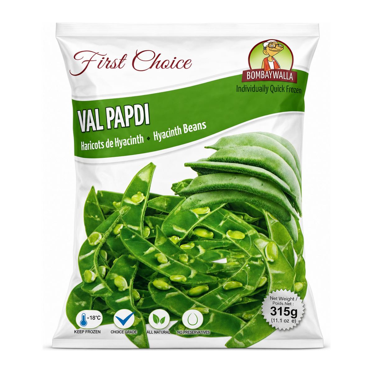 Bombaywalla Val Papdi by Bombaywalla — front view showing product label and branding, studio product photo on white background