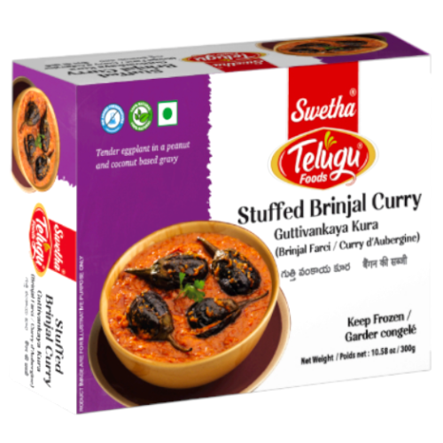 Telugu Foods Frozen Brinjal Curry