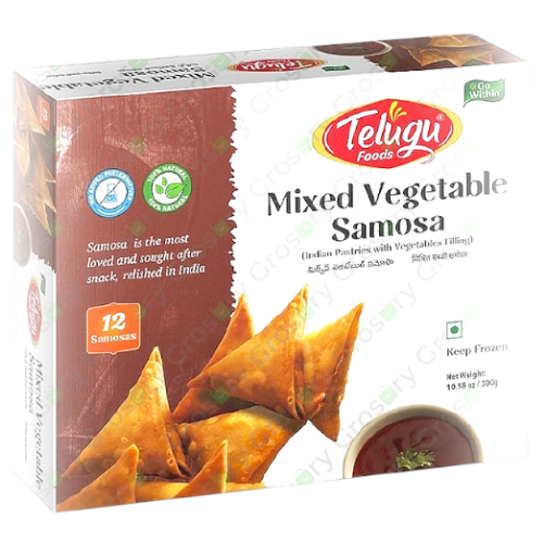 Telugu Foods Frozen Mix Veg Samosas