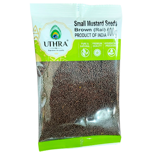 Uthra Small Brown Mustard Seeds 100g