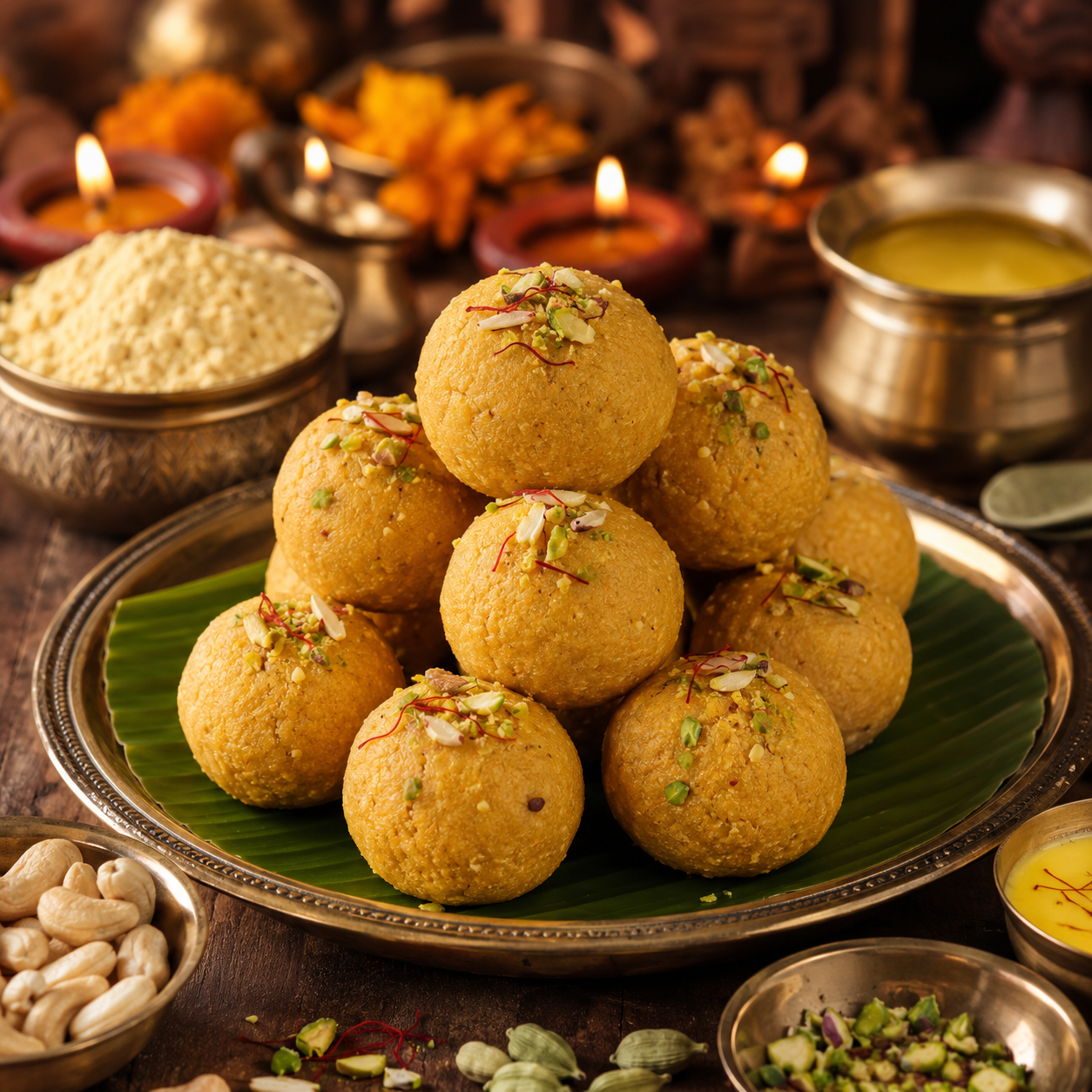 Besan Ladoo Recipe