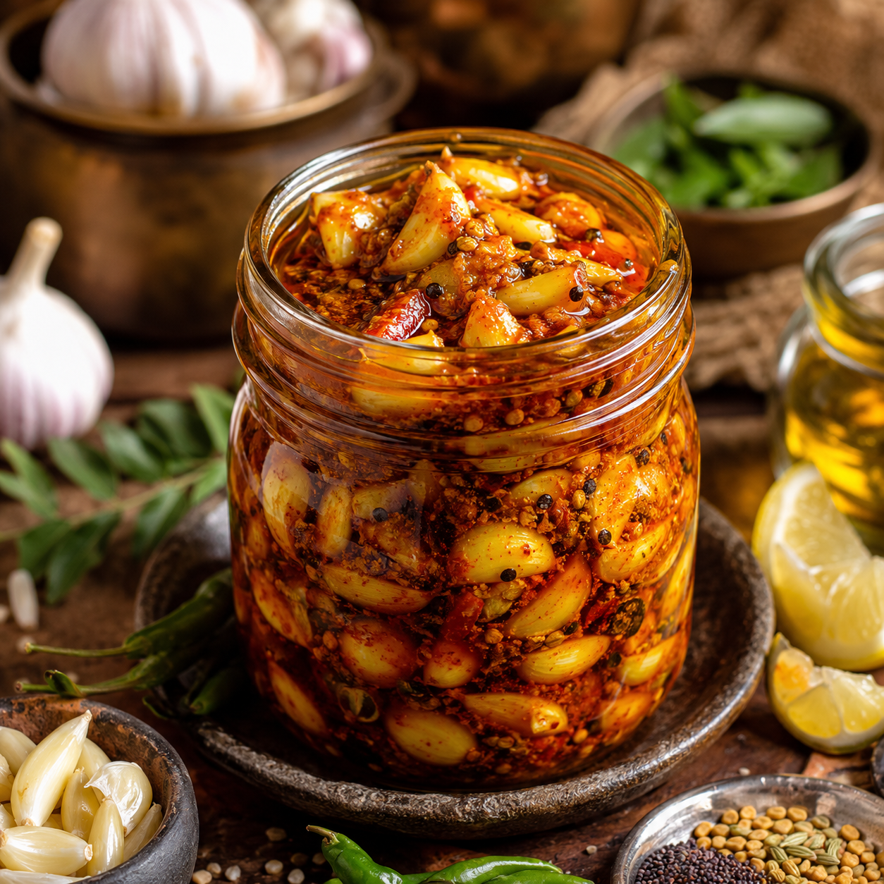 Garlic Pickle Recipe