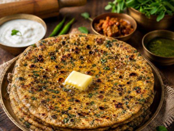 Methi Paratha Recipe