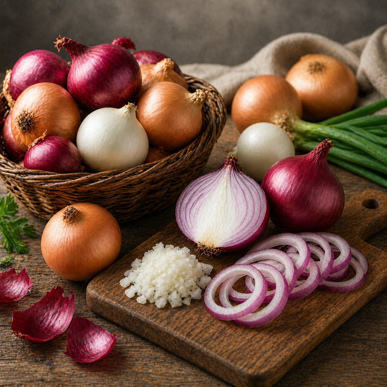 Facts & Description on Onions