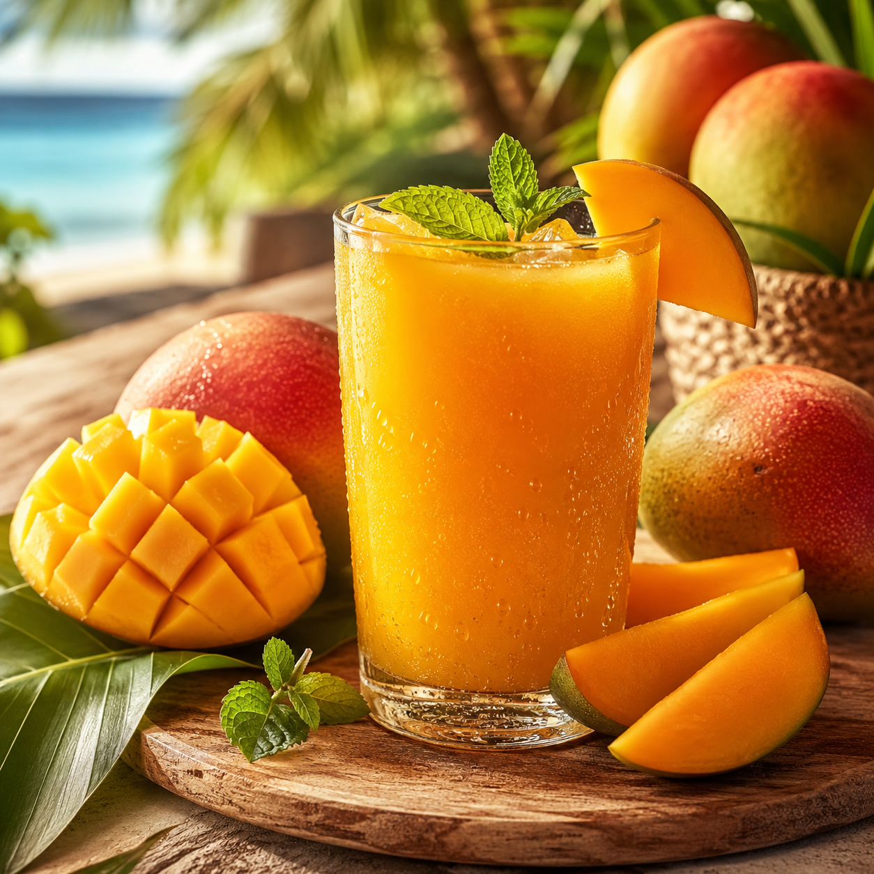 Fresh Dominican Mango Juice