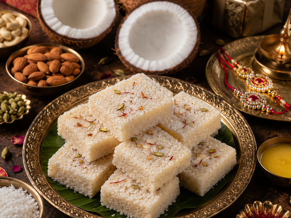 Coconut Barfi Recipe