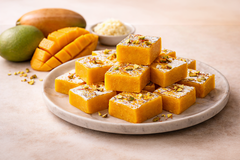 Mango Barfi Recipe with Kesar Mango