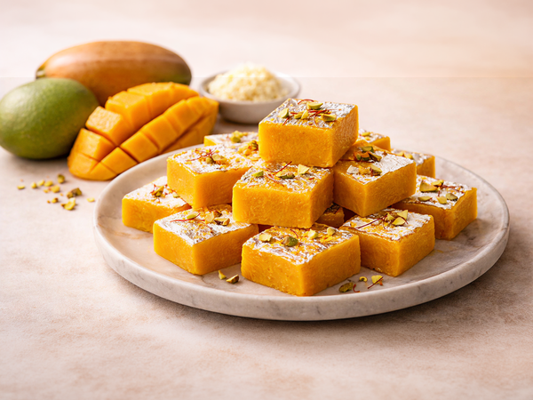 Mango Barfi Recipe with Kesar Mango