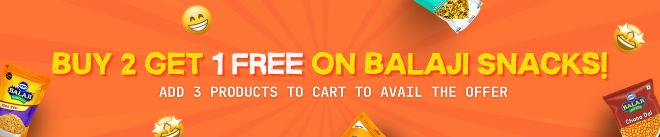 Balaji - Buy 2 Get 1 Free (Mix & Match)