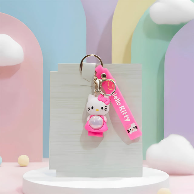 Kids Rakhi | Hello Kitty Keyring | Single | 1095