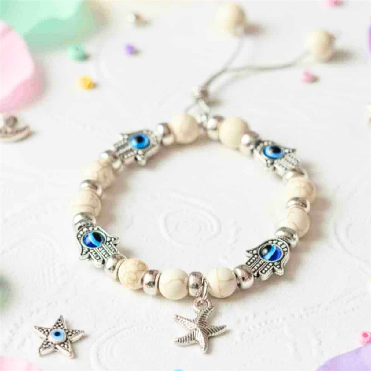 Bhai Rakhi | Hamsa Evil Eye Bracelet | Single | 1096