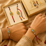 Bhai Bhabhi Rakhi | Royal Evil Eye | Pair | 1124