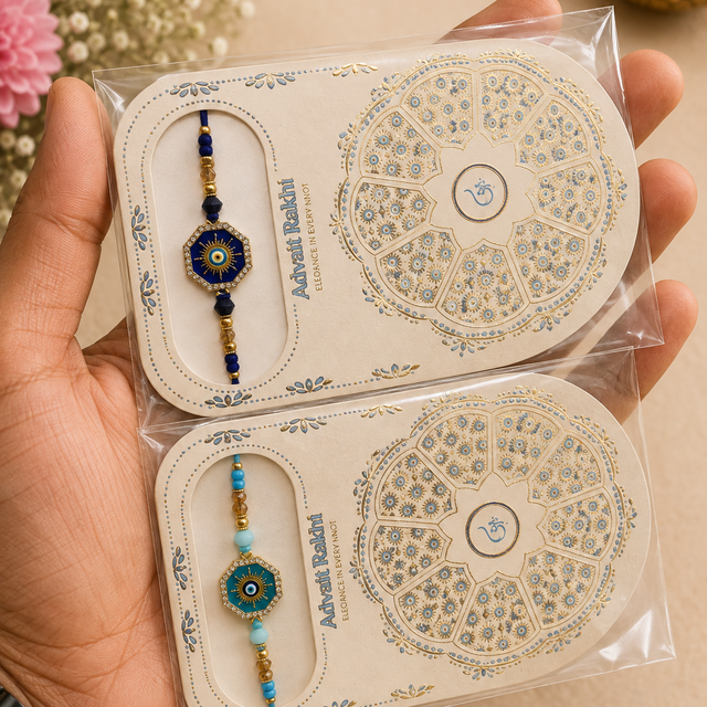 Bhai Rakhi | Evil Eye Beaded | Single | 1136