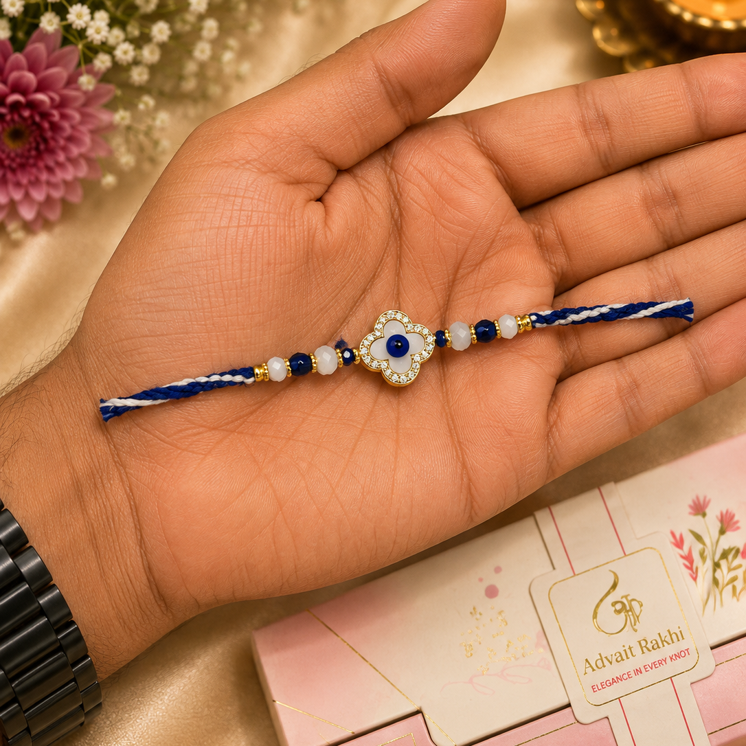 Bhai Rakhi | Navy Clover | Single | 1146