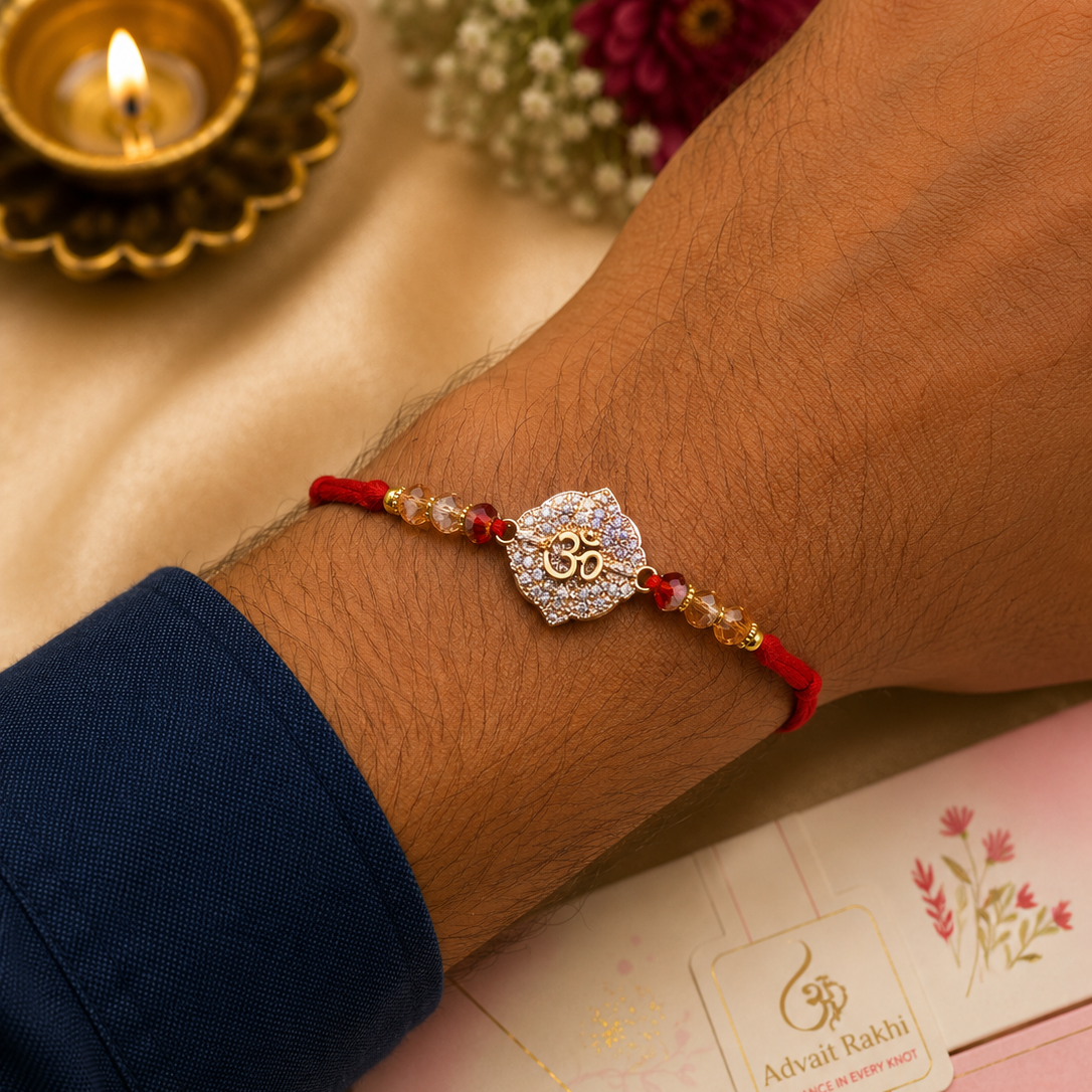 Bhai Rakhi | Om Crystal Velvet | Single | 1147