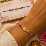 Bhai Rakhi | Gold Hexagon Floral | Single | 1152
